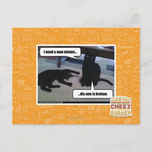 Carte Postale J'ai besoin d'un nouveau minion