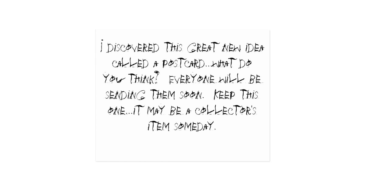 Carte Postale J Ai Decouvert Cette Grande Nouvelle Idee Appelee Zazzle Fr Carte Postale J Ai Decouvert Cette Grande Nouvelle Idee Appelee Zazzle Fr