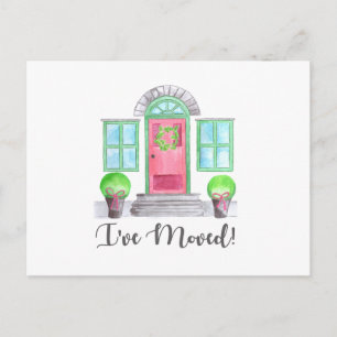 Carte Postale J'ai déménagé ! Maison de Noël