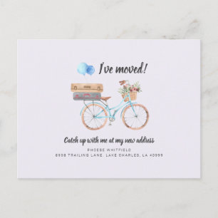 Carte Postale J'ai déplacé le changement d'adresse Faire-part de