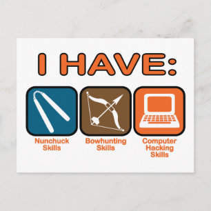 Carte Postale J'Ai Des Compétences Napoléon Dynamite