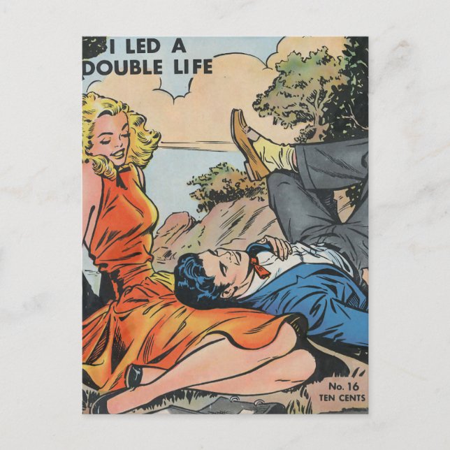 Carte Postale J'ai dirigé une vie difficile (Devant)