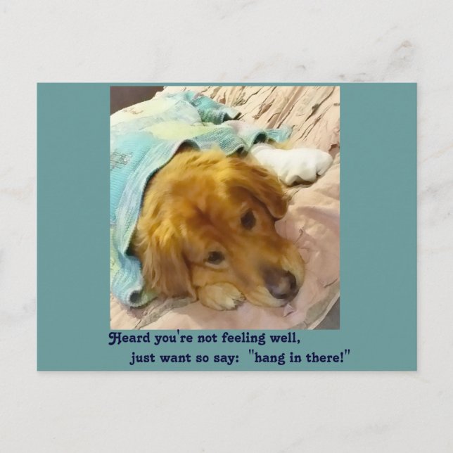 Carte Postale J'ai entendu dire que vous ne vous sentez pas bien (Devant)