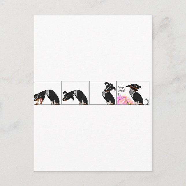 Carte Postale "J'ai fait de la nourriture" (Devant)