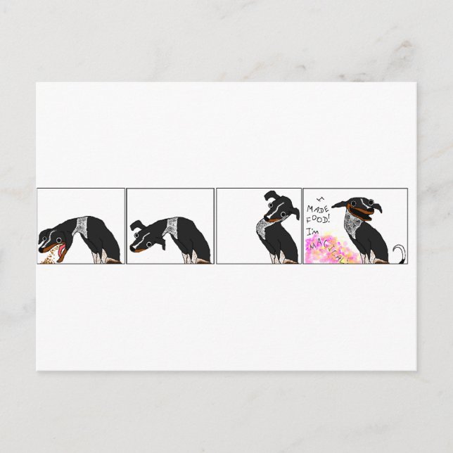 Carte Postale "J'ai fait de la nourriture" (Devant)