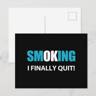 Carte Postale J'ai finalement arrêté - Récompense pour avoir ces