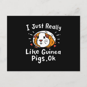 Carte Postale J'Ai Juste Vraiment L'Air De La Guinée Pig Kawaii