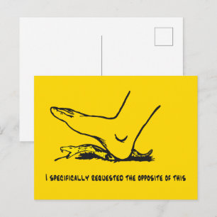 Carte Postale J'ai spécifiquement demandé l'opposé de ce Meme