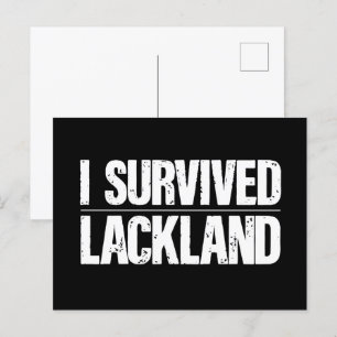 Carte Postale J'ai survécu à l'entraînement militaire de base de