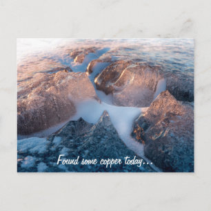 Carte Postale J'ai trouvé du cuivre aujourd'hui CC0678 Postcard