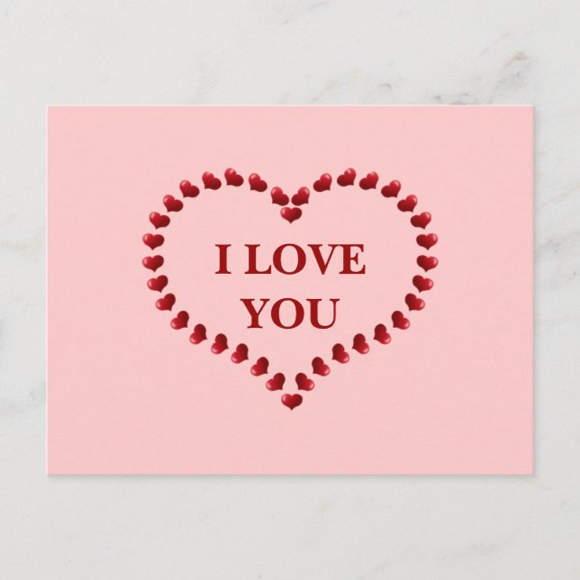 CARTE POSTALE J'AIME ....... (Devant)