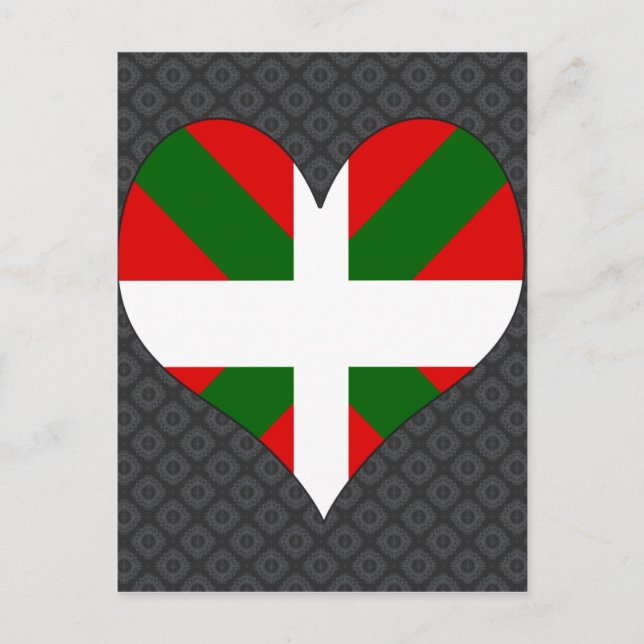 Carte Postale J'aime basque (Devant)