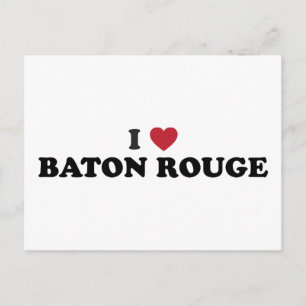 Carte Postale J'aime Baton Rouge Louisiane