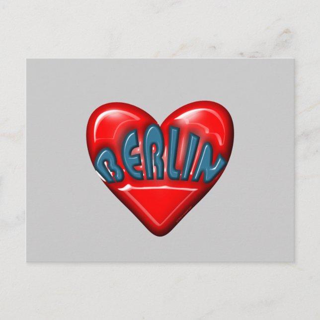 Carte Postale J'aime Berlin (Devant)