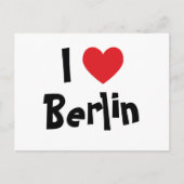 Carte Postale J'aime Berlin (Devant)