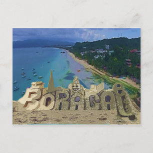 Carte Postale J'aime Boracay