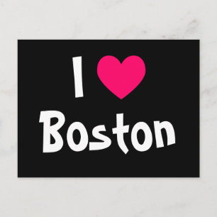 Carte Postale J'aime Boston