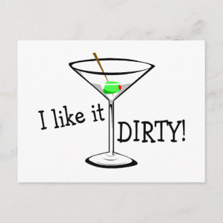 Carte Postale J'Aime Ça Sale Martini 3
