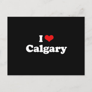CARTE POSTALE J'AIME CALGARY