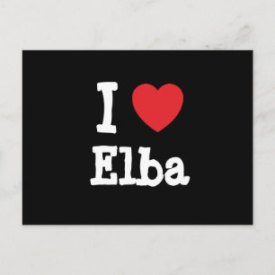 Carte Postale J'aime Coeur d'Elbe T-shirt