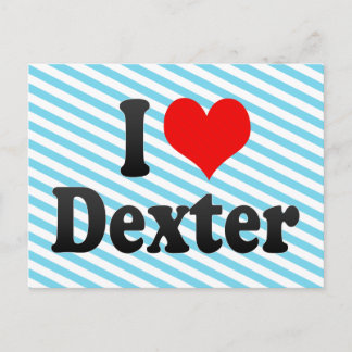 Carte Postale J'aime Dexter