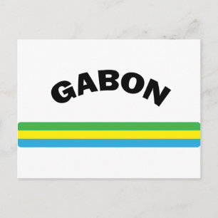 Carte Postale J'aime Gabon