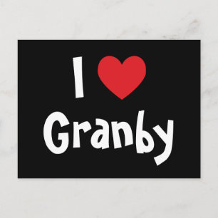 Carte Postale J'aime Granby