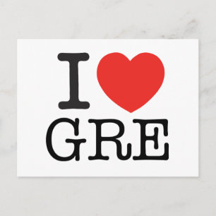 Carte Postale J'aime Gre