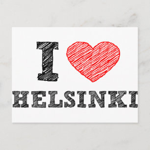 Carte Postale J'aime Helsinki