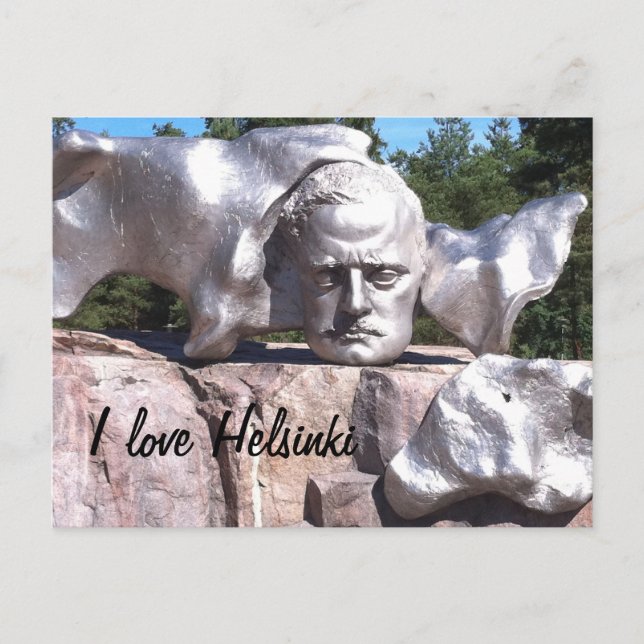 Carte Postale J'aime Helsinki (Devant)
