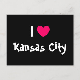 Carte Postale J'aime Kansas City
