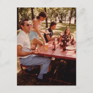 Carte Postale J'Aime La Bière ! - VINTAGE