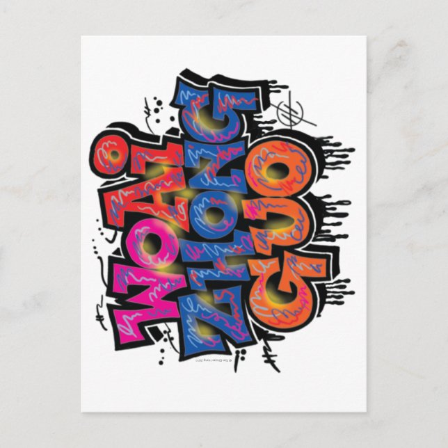 Carte Postale J'aime la Chine (Devant)