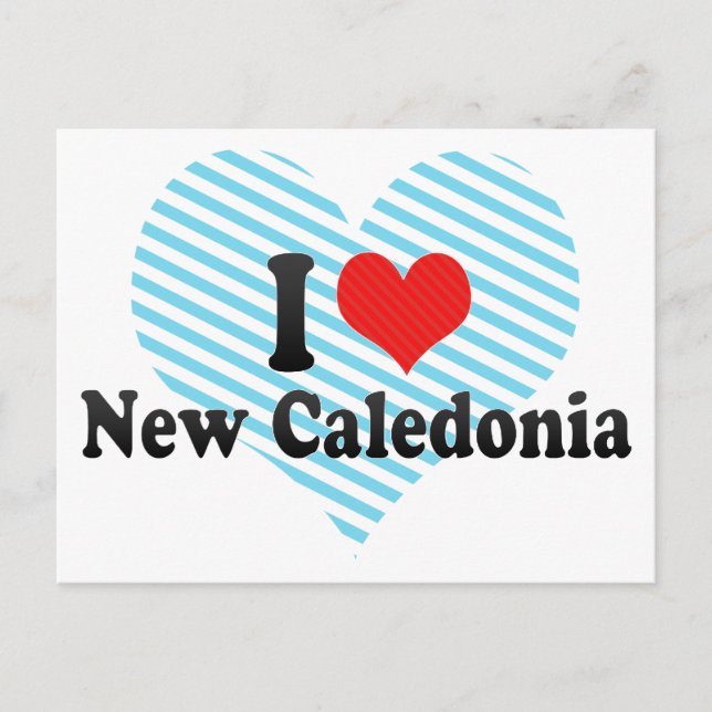 Carte Postale J'aime la Nouvelle-Calédonie (Devant)