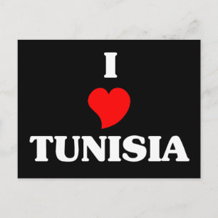 Carte Postale J'aime la Tunisie