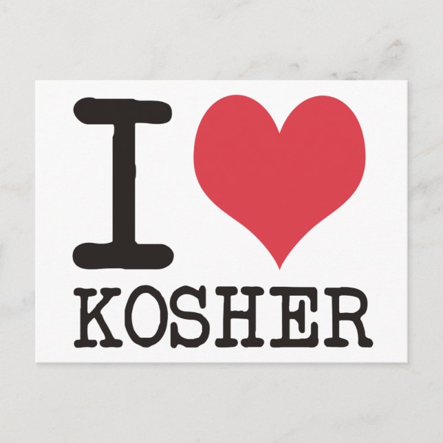 Carte Postale J'aime L'AMOUR - CASHER - Produits et conceptions  (Devant)