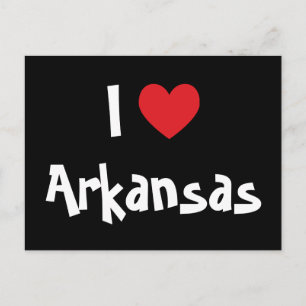 Carte Postale J'Aime L'Arkansas