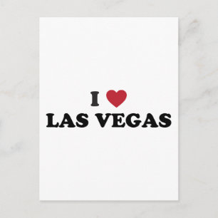 Carte Postale J'aime Las Vegas Nevada