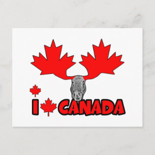 Carte Postale J'aime le Canada