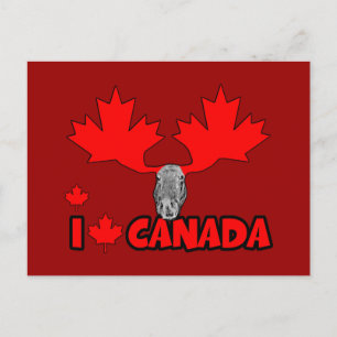 Carte Postale J'aime le Canada