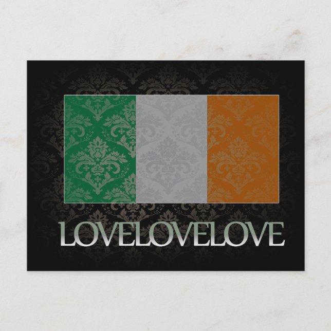 Carte Postale J'aime le Cool irlandais (Devant)