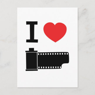 Carte Postale J'aime le film