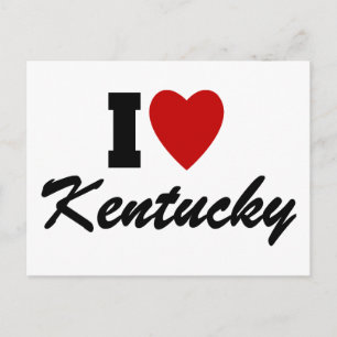 Carte Postale J'Aime Le Kentucky