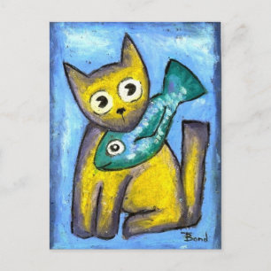 Carte Postale J'aime le poisson