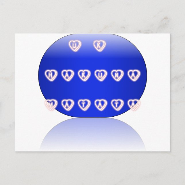 Carte Postale J'Aime Le Royaume-Uni (Devant)