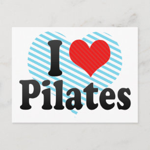 Carte Postale J'Aime Les Pilates