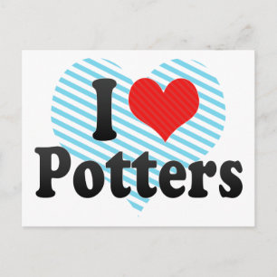 Carte Postale J'aime les potiers