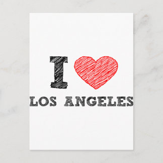 Carte Postale J'aime Los Angeles