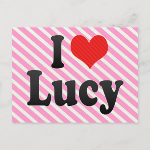 Carte Postale J'Aime Lucy