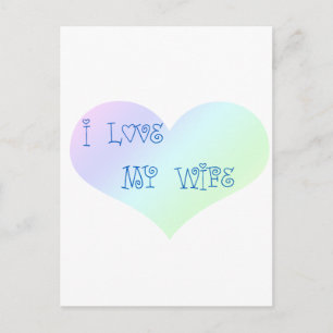 Carte Postale J'Aime Ma Femme